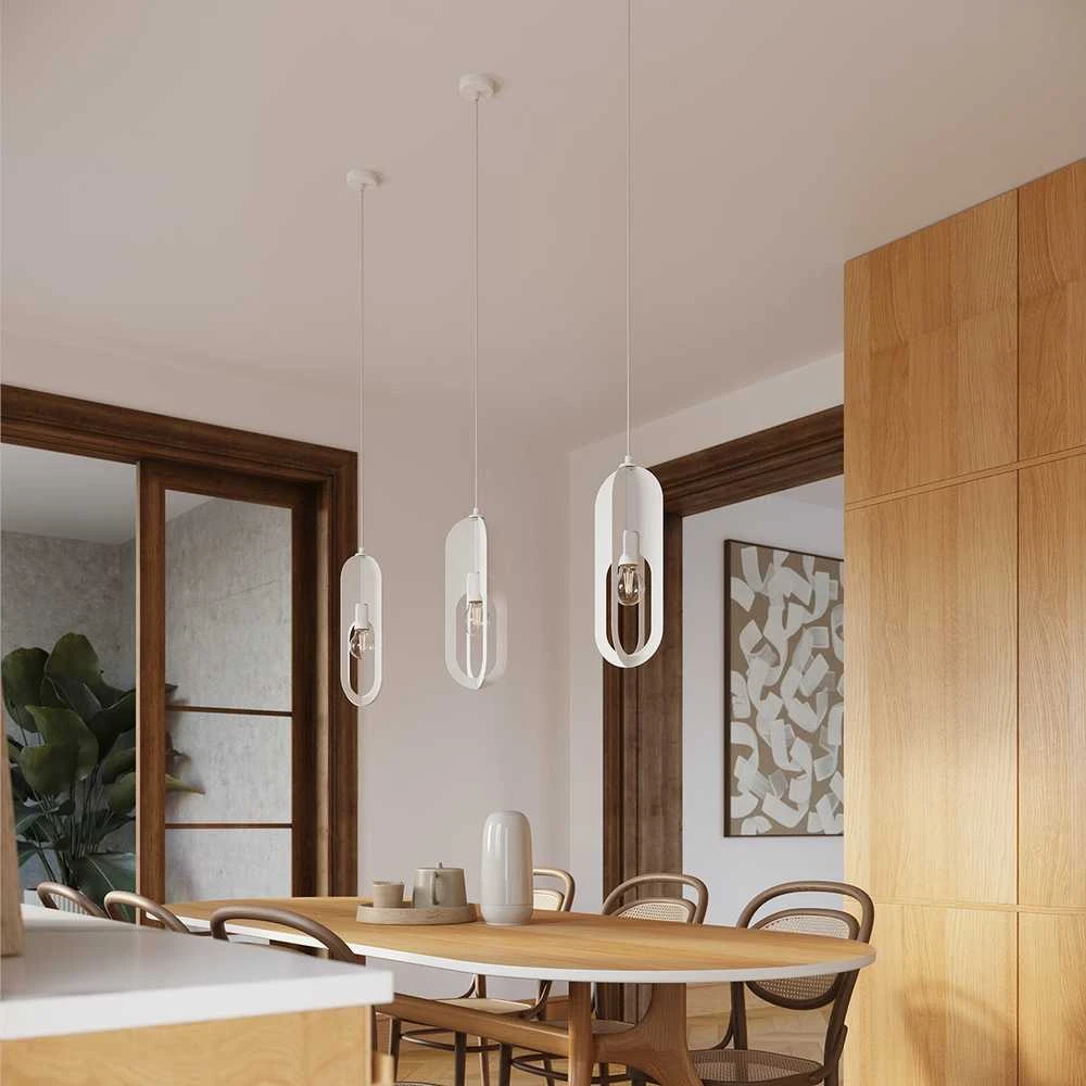 Sollux Lighting Pakabinamas šviestuvas NICUS 1 baltas