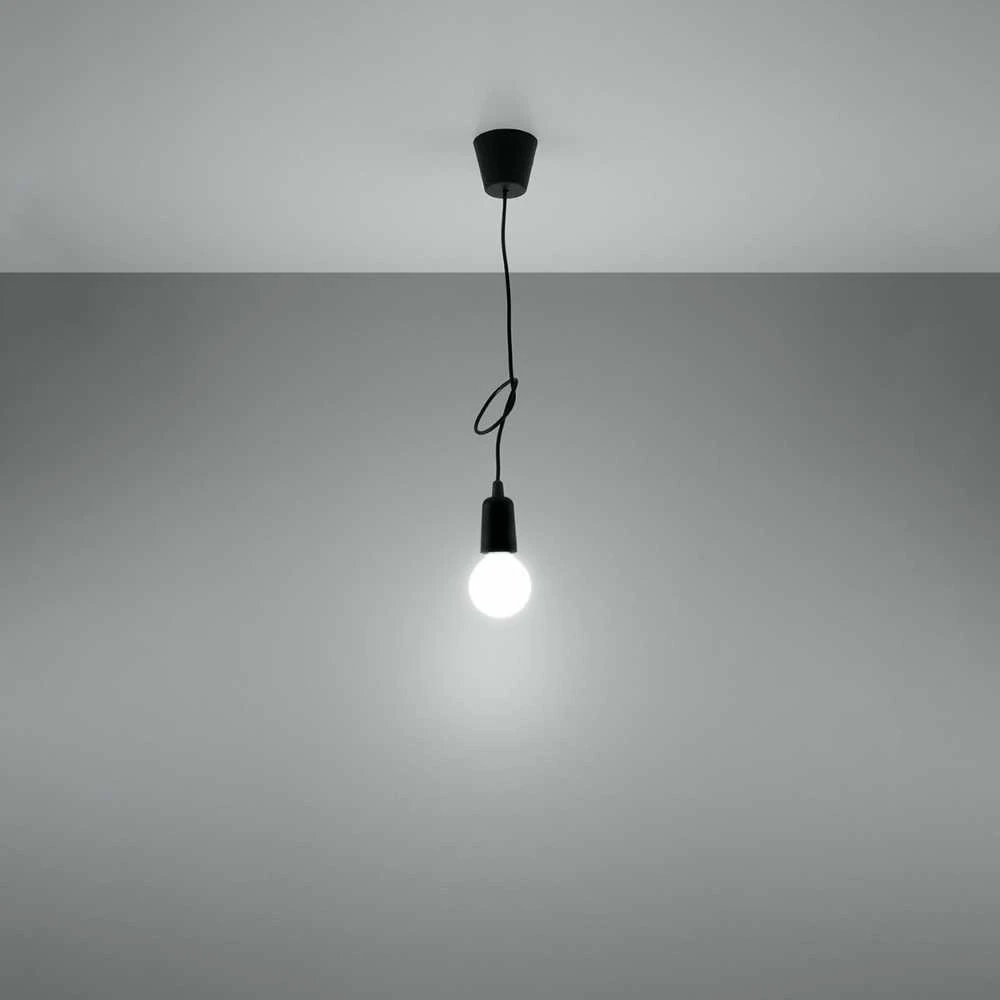 Sollux Lighting Pakabinamas šviestuvas DIEGO 1 juodas