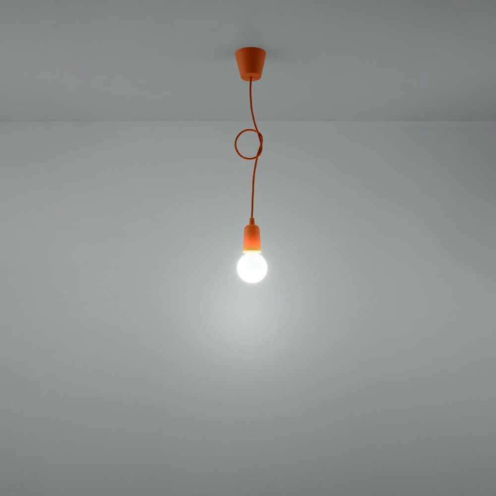 Sollux Lighting Pakabinamas šviestuvas DIEGO 1 oranžinis