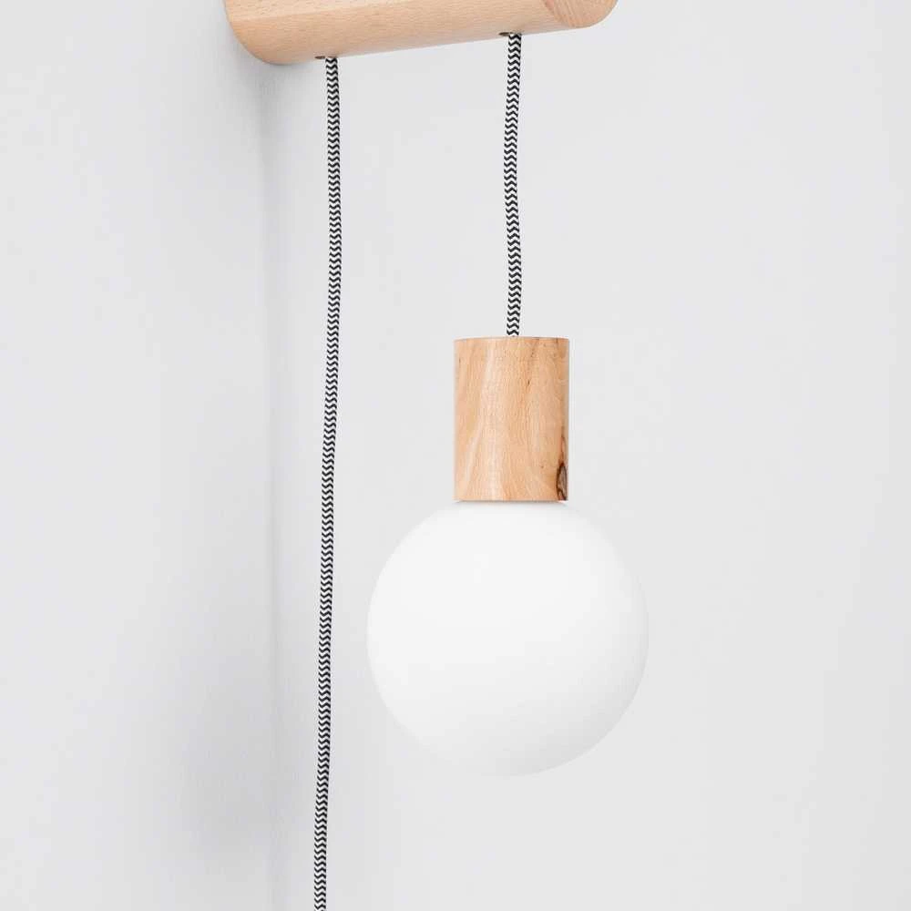 Sollux Lighting Sieninis šviestuvas NIBMI G9 su jungikliu