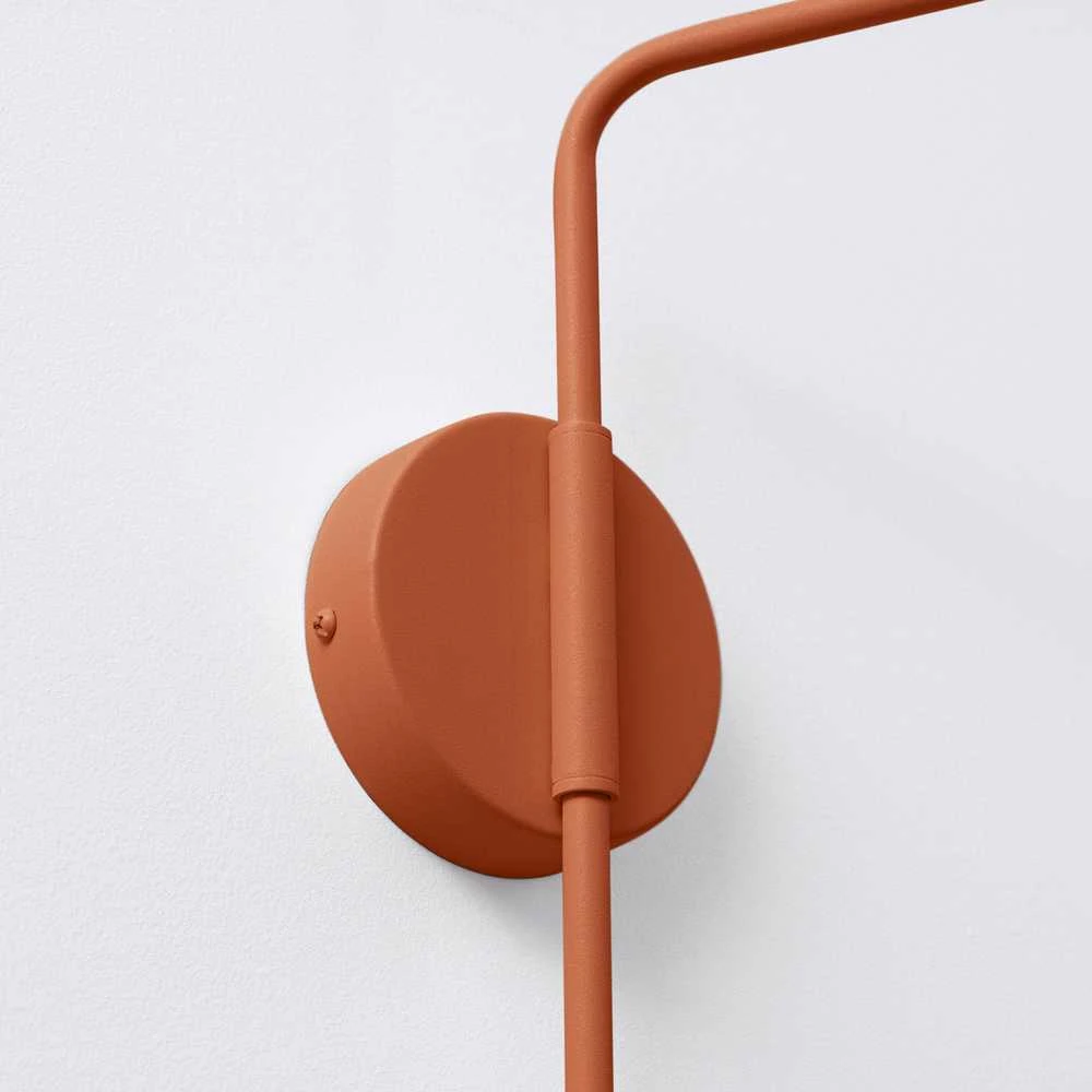 Sollux Lighting NOX Crimson sieninis šviestuvas, raudonos ochros spalvos, plienas, 14x61x30cm, E14 LED, max 10W