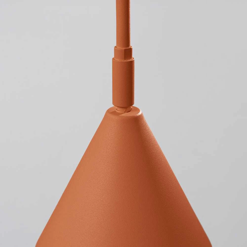 Sollux Lighting NOX Crimson sieninis šviestuvas, raudonos ochros spalvos, plienas, 14x61x30cm, E14 LED, max 10W