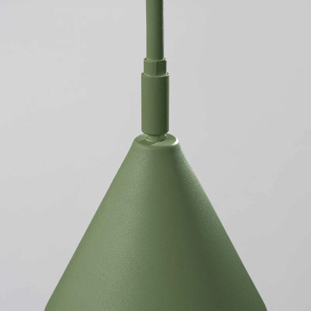 Sollux Lighting NOX sieninis šviestuvas, alyvuogių žalios spalvos, plienas, E14, LED, 10 W, modernus akcentinis šviestuvas