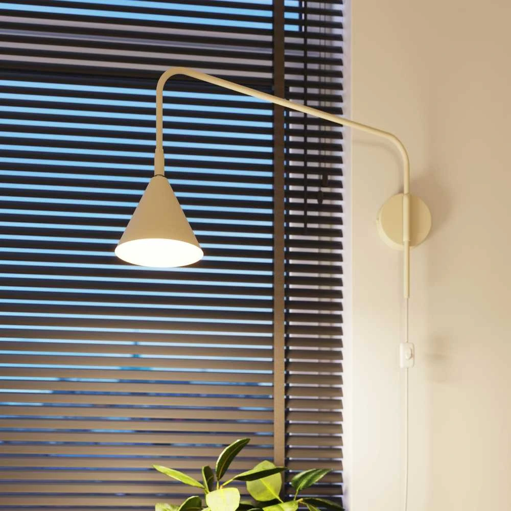 Sollux Lighting NOX sieninis šviestuvas, matinės smėlio spalvos, plienas, E14, 10 W, LED, modernus dizainas