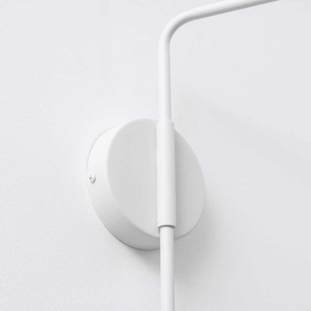 Sollux Lighting NOX sieninis šviestuvas, matinės baltos spalvos, plienas, E14, 10 W, LED, modernus dizainas