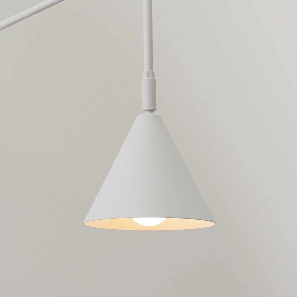Sollux Lighting NOX sieninis šviestuvas, matinės baltos spalvos, plienas, E14, 10 W, LED, modernus dizainas