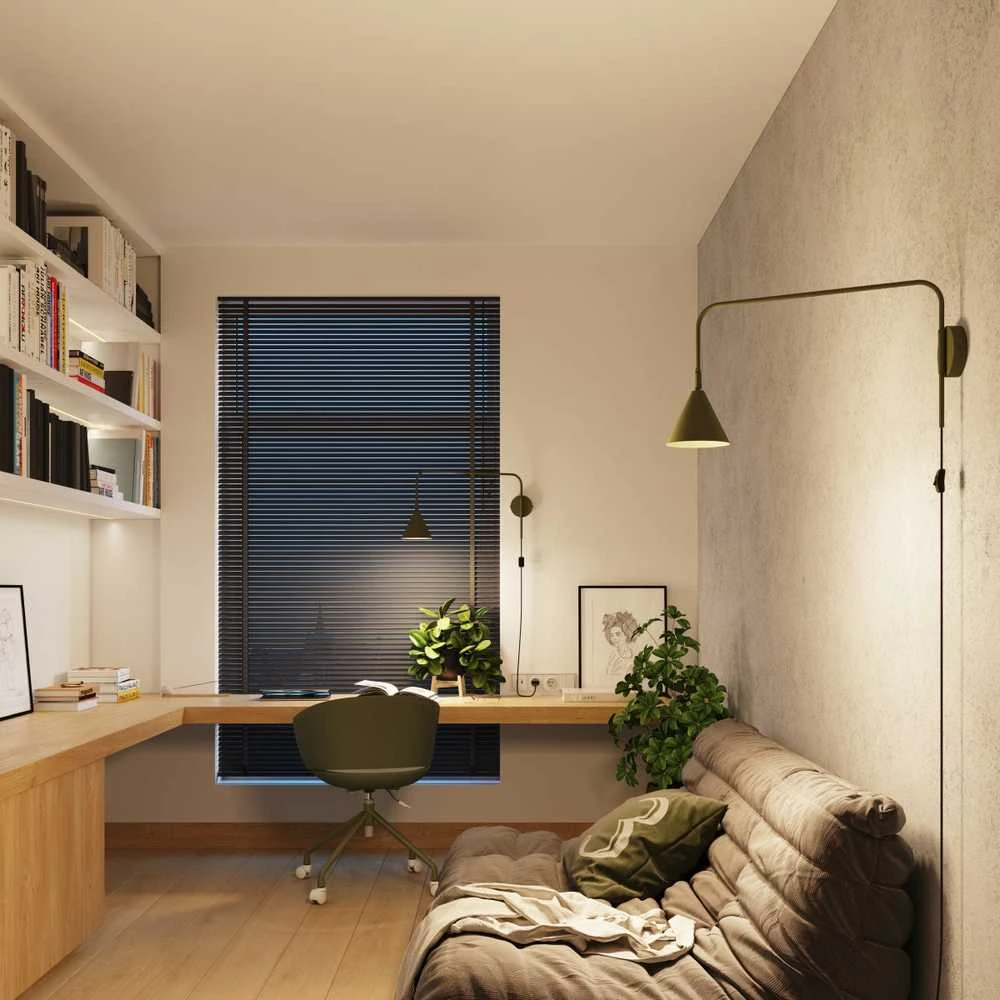 Sollux Lighting NOX sieninis šviestuvas, alyvuogių žalios spalvos, plienas, E14, LED, 10 W, modernus akcentinis šviestuvas