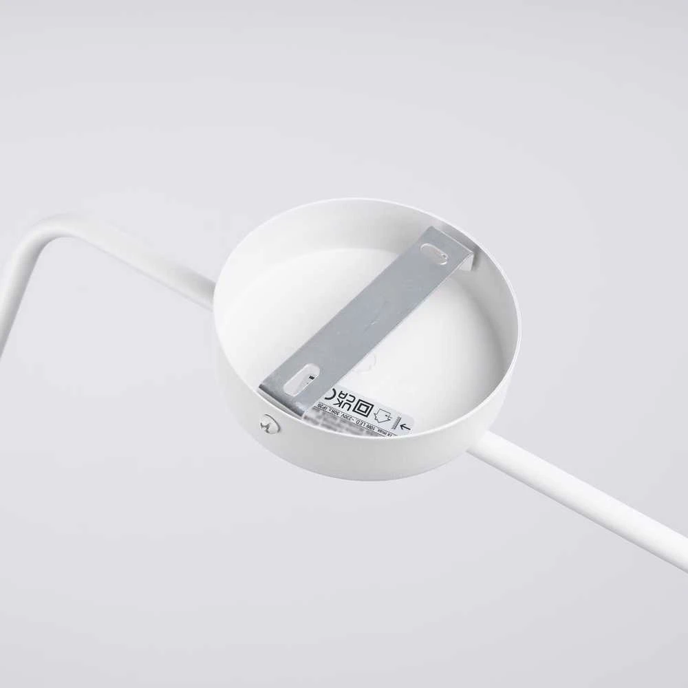 Sollux Lighting NOX sieninis šviestuvas, matinės baltos spalvos, plienas, E14, 10 W, LED, modernus dizainas