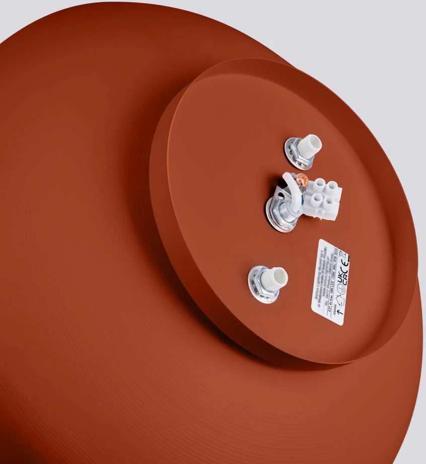 Sollux Lighting OMIQ Crimson lubinis šviestuvas, raudonas ochra, 4x15W, E27, modernus, apvalus, 30 cm