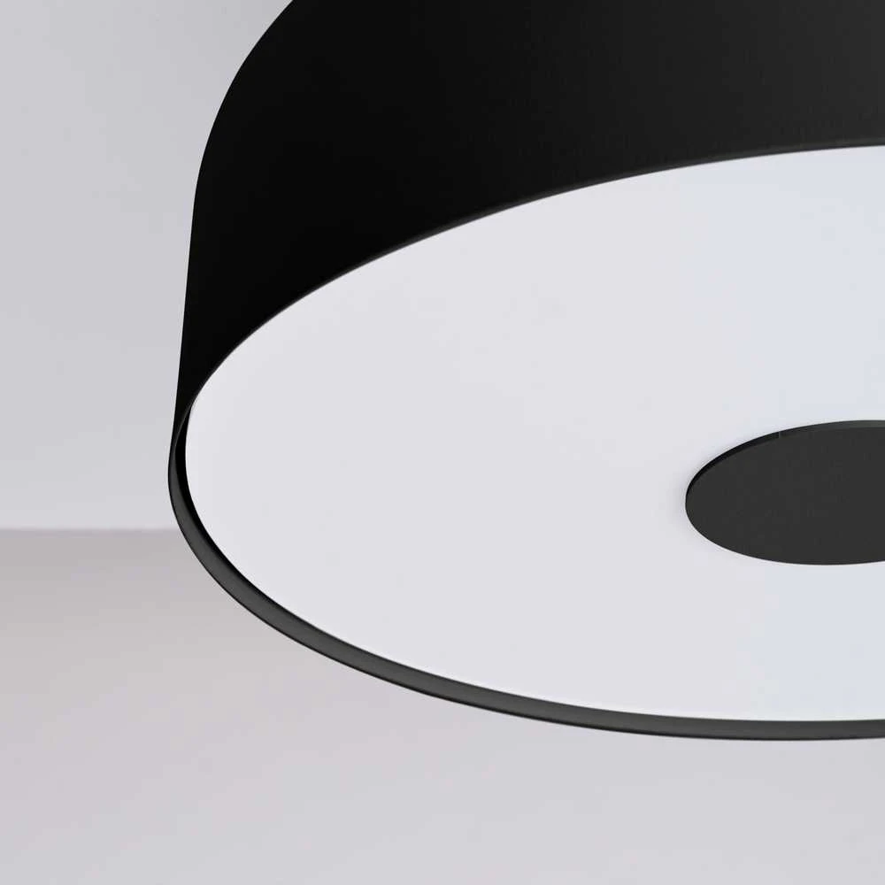 Sollux Lighting OMIQ Crimson lubinis šviestuvas, juodas, plienas, PVC, 4x15W, E27, modernus, apvalus
