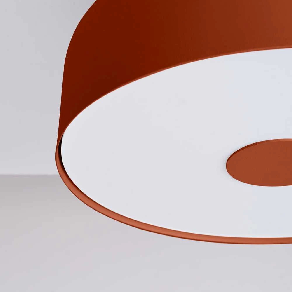 Sollux Lighting OMIQ Crimson lubinis šviestuvas, raudonas ochra, 4x15W, E27, modernus, apvalus, 30 cm