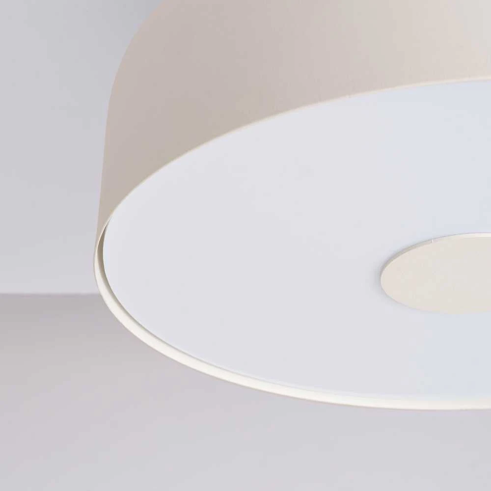 Sollux Lighting OMIQ Crimson lubinis šviestuvas 4x15W E27 LED smėlio spalvos, modernus apvalus, 30x30x15cm