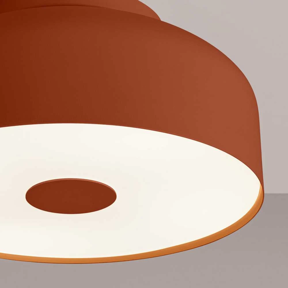 Sollux Lighting OMIQ Crimson lubinis šviestuvas, raudonas ochra, 4x15W, E27, modernus, apvalus, 30 cm