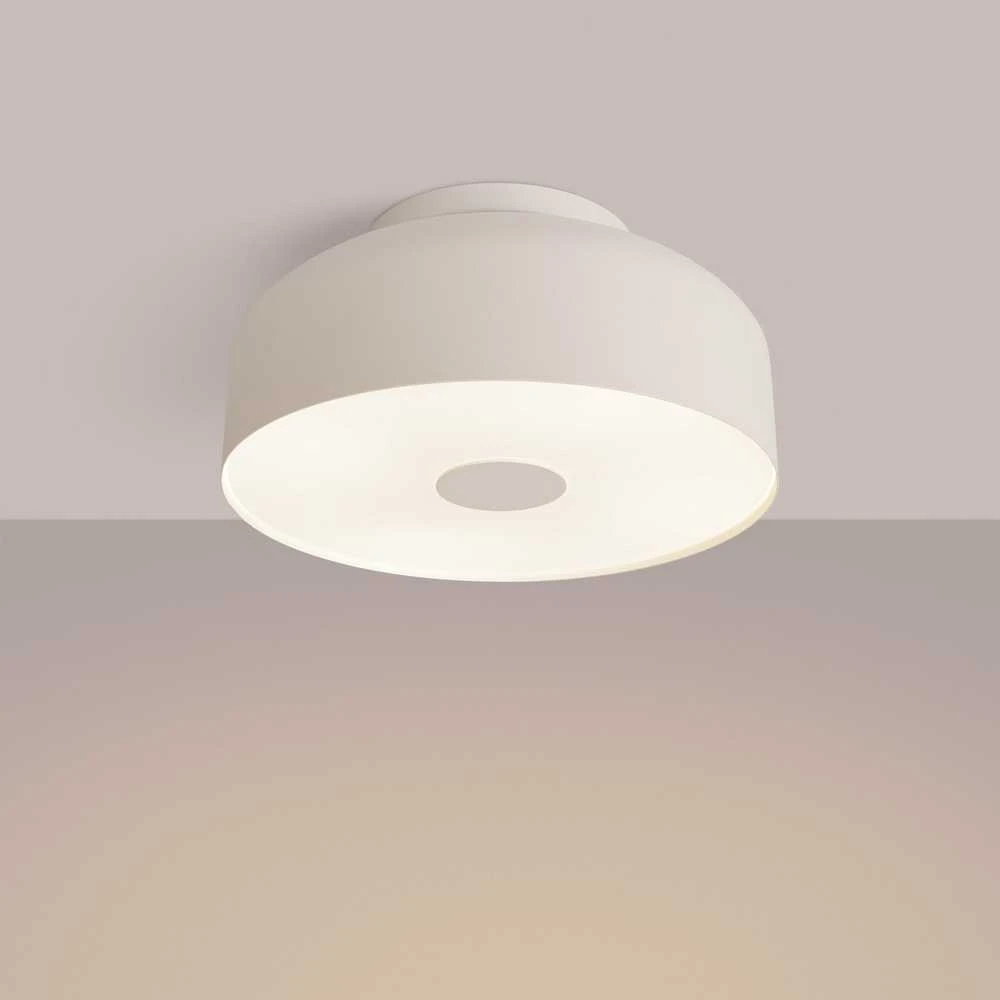 Sollux Lighting OMIQ Crimson lubinis šviestuvas 4x15W E27 LED smėlio spalvos, modernus apvalus, 30x30x15cm
