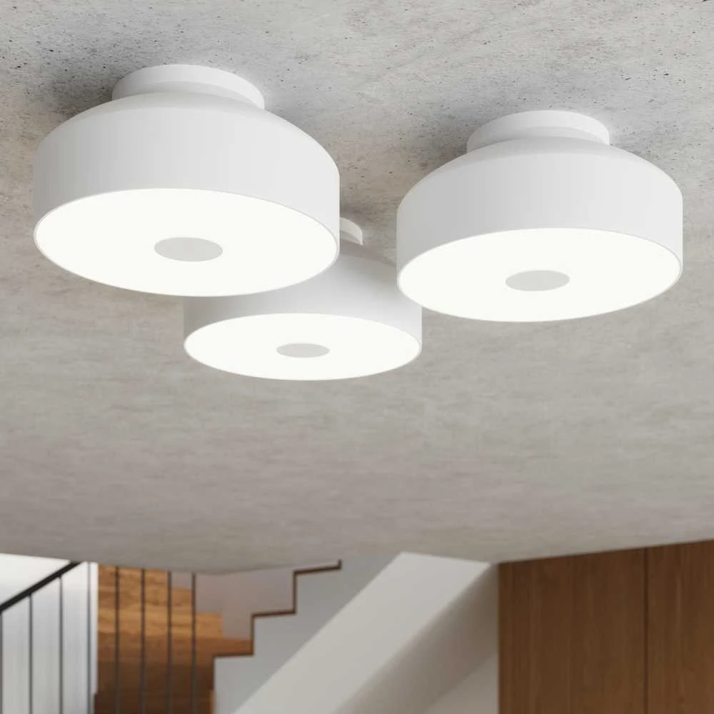 Sollux Lighting OMIQ Crimson modernus apvalus lubinis šviestuvas, baltas, 4x15W, E27, LED, IP20