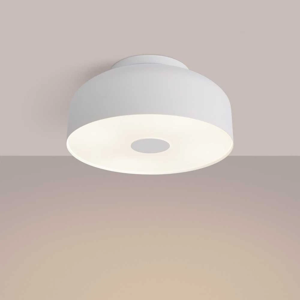 Sollux Lighting OMIQ Crimson modernus apvalus lubinis šviestuvas, baltas, 4x15W, E27, LED, IP20
