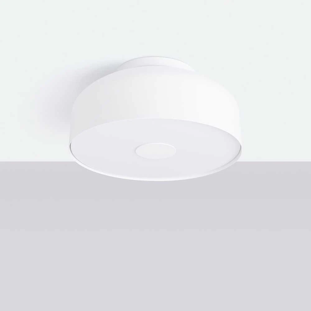 Sollux Lighting OMIQ Crimson modernus apvalus lubinis šviestuvas, baltas, 4x15W, E27, LED, IP20