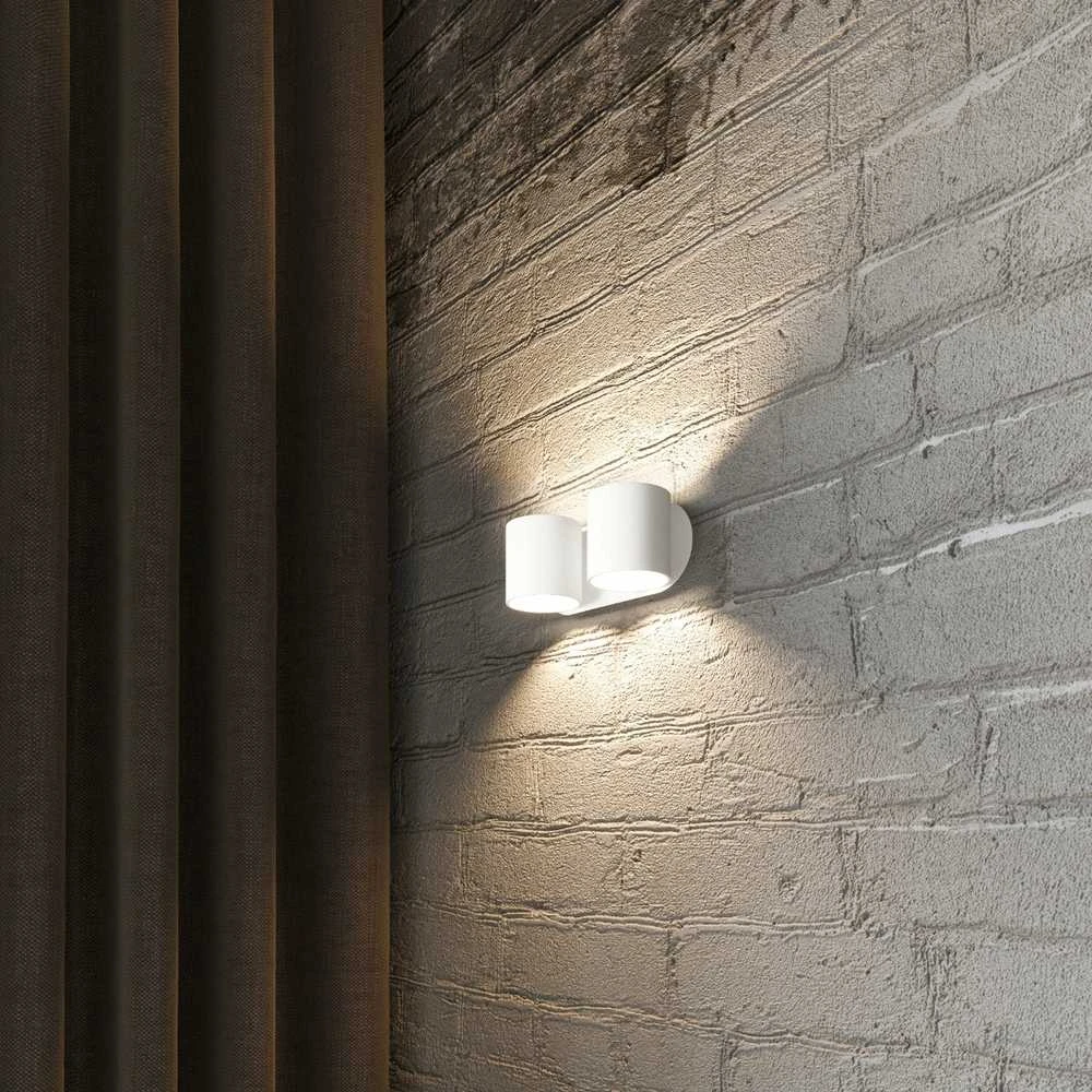 Sollux Lighting Sollux Sieninis šviestuvas ORBIS 2 baltas