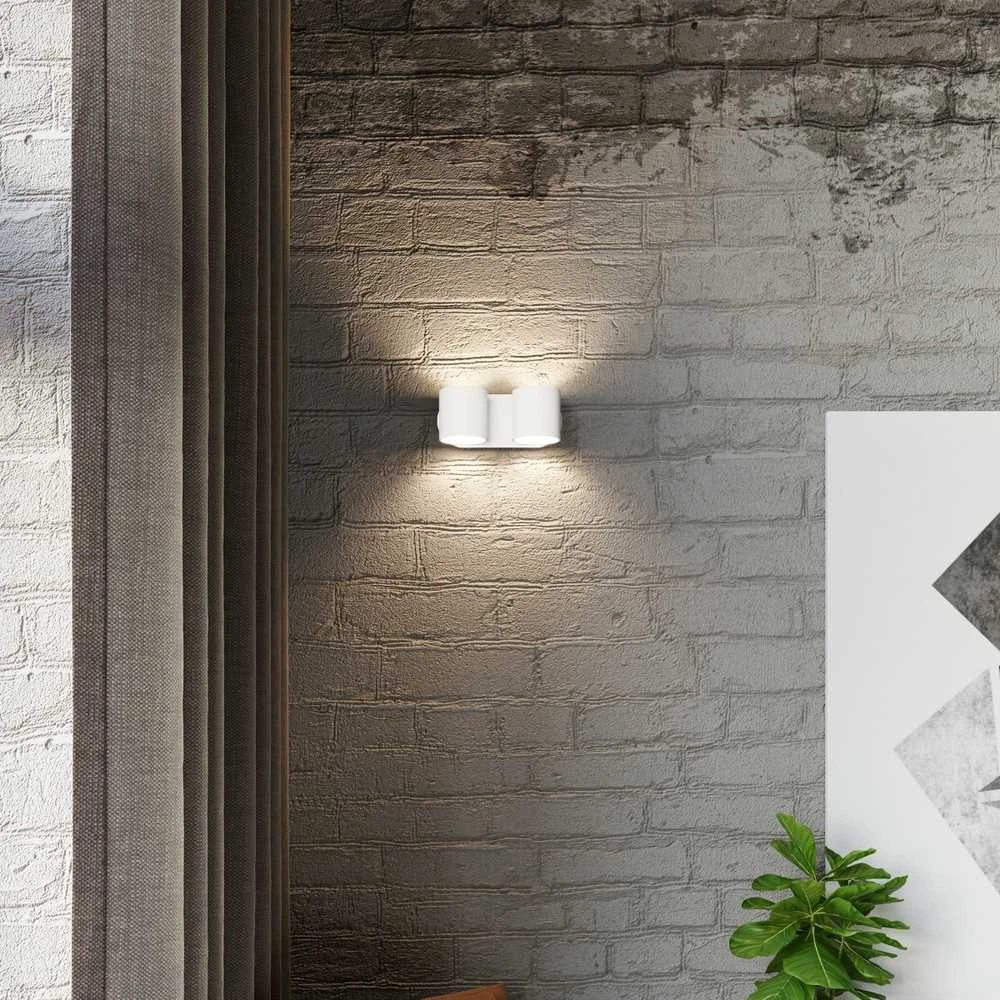 Sollux Lighting Sollux Sieninis šviestuvas ORBIS 2 baltas