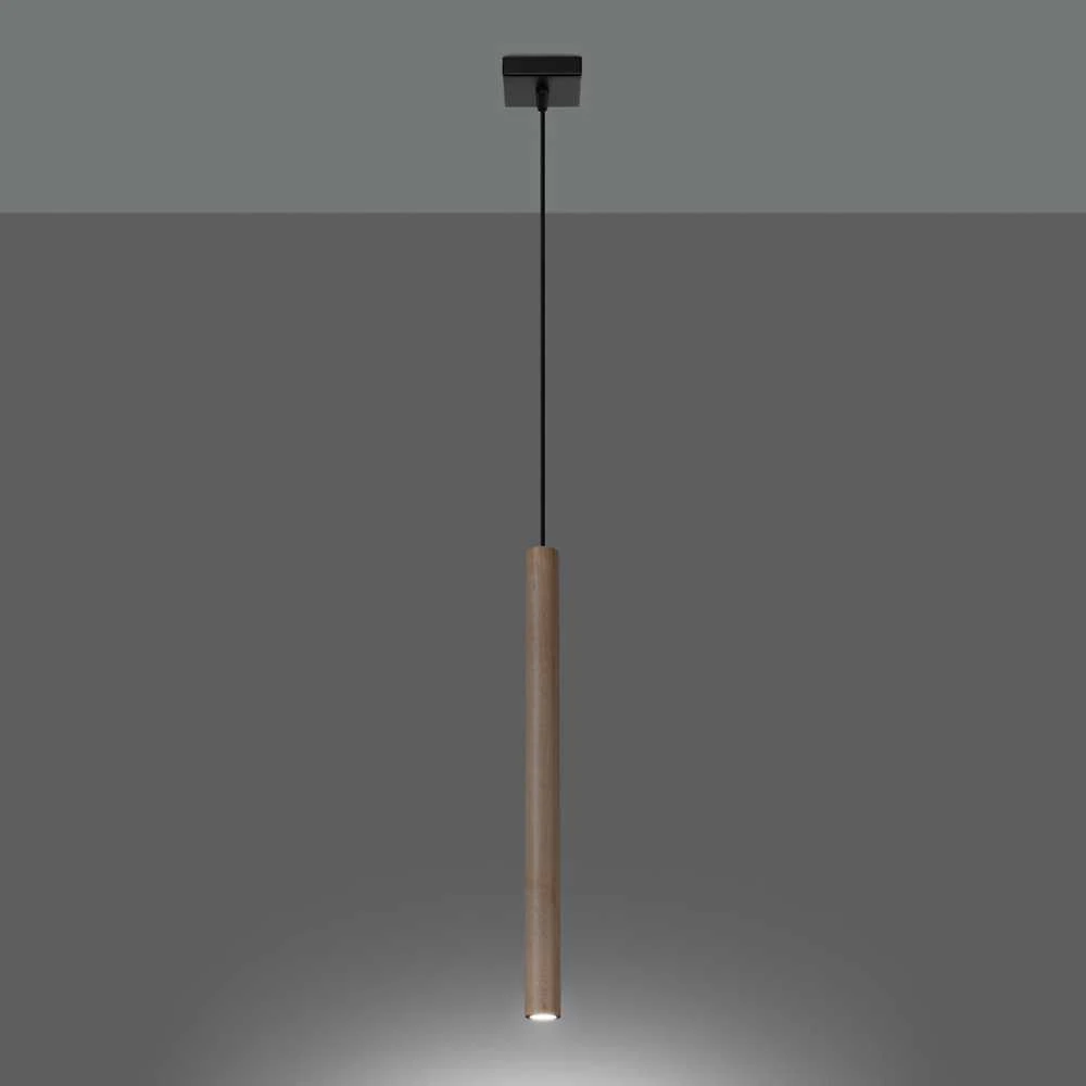Sollux Lighting Pakabinamas šviestuvas PASTELO 1 medinis