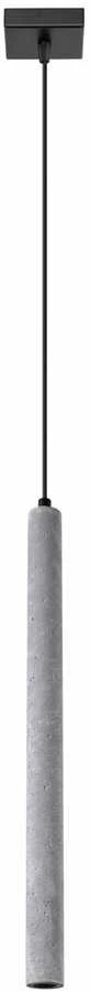 Sollux Lighting Pakabinamas šviestuvas PASTELO 1 betonas