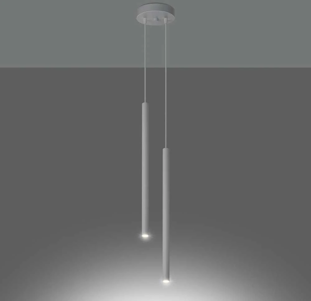 Sollux Lighting Pakabinamas šviestuvas PASTELO 2 baltas
