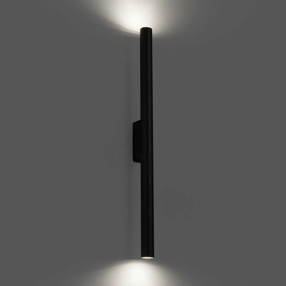Sollux Lighting Sieninis šviestuvas PASTELO 2 juodas