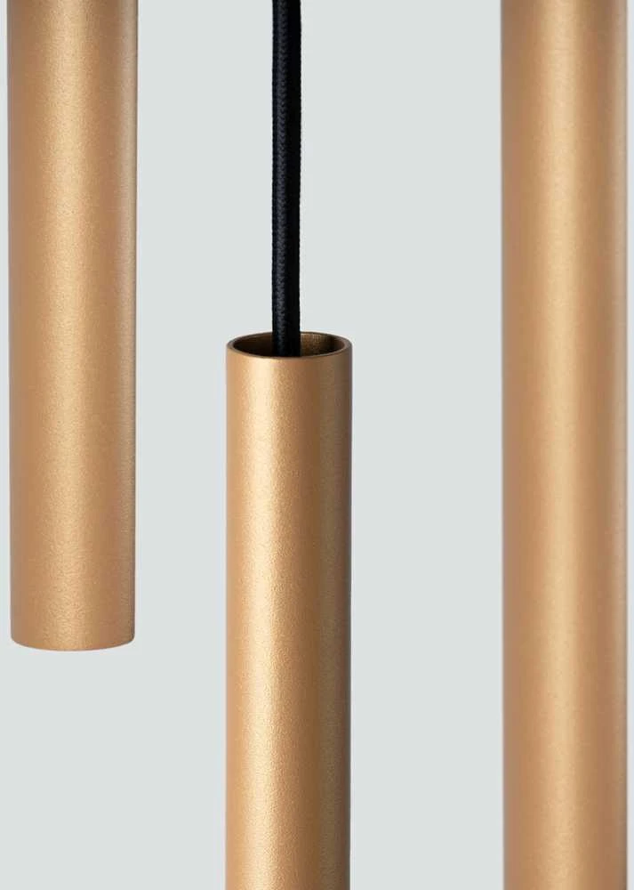 Sollux Lighting Pakabinamas šviestuvas PASTELO 3P auksinis