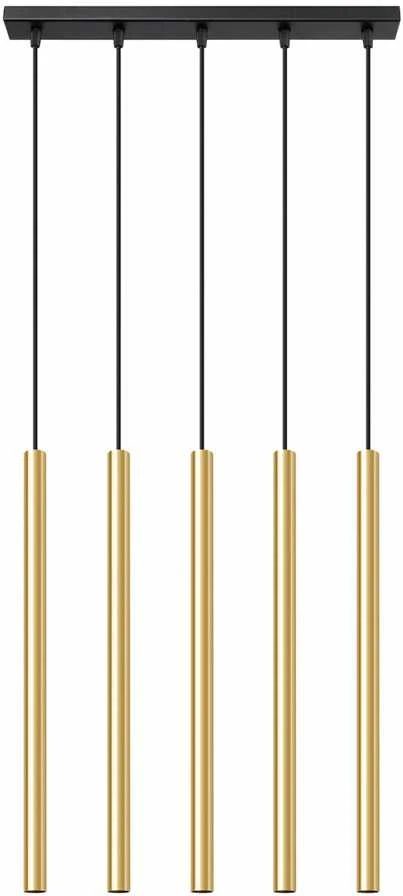 Sollux Lighting Pakabinamas šviestuvas PASTELO 5L poliruoto aukso