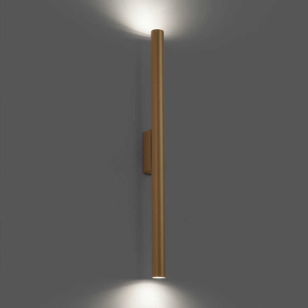 Sollux Lighting Sieninis šviestuvas PASTELO 2 auksinis