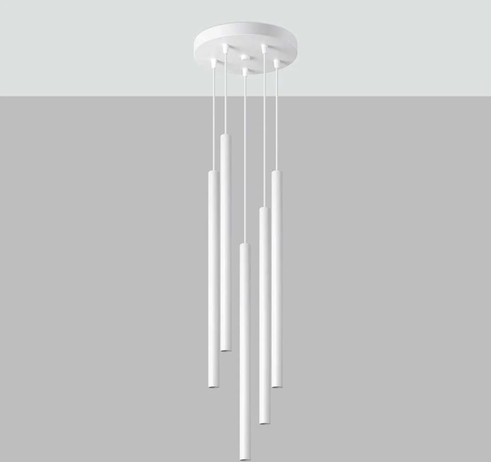 Sollux Lighting Pakabinamas šviestuvas PASTELO 5P baltas