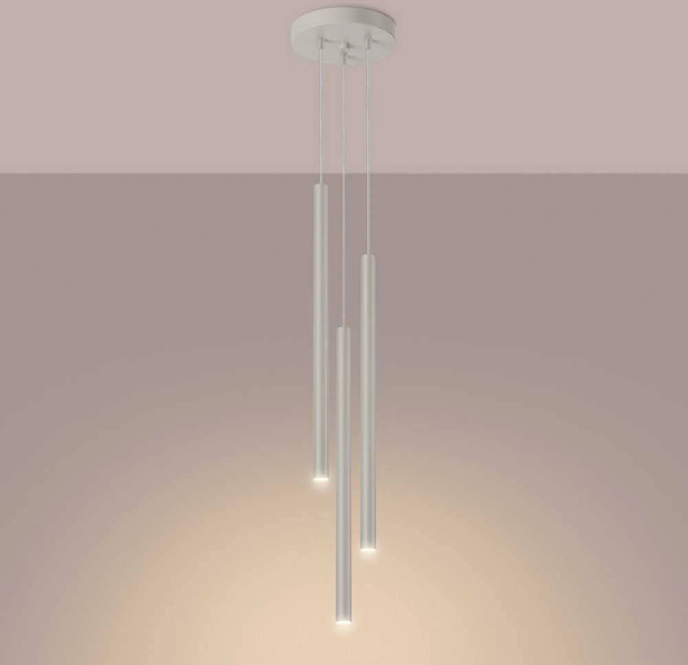 Sollux Lighting Pakabinamas šviestuvas PASTELO 3P beige