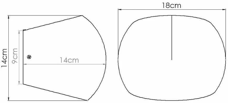 Sollux Lighting Persų indigo gaublinis betoninis sieninis šviestuvas, modernus apvalus, 2x8W LED, IP20, pilkas