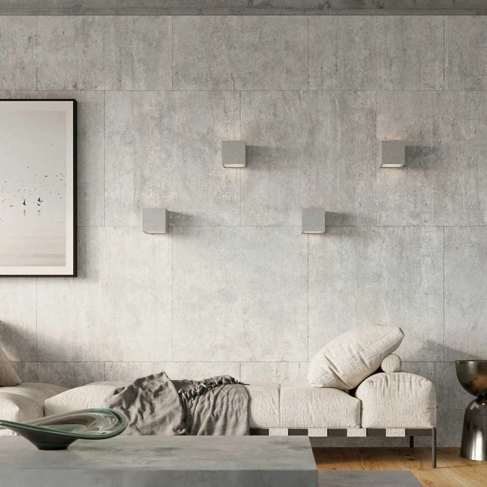 Sollux Lighting Sieninis šviestuvas LEO concrete
