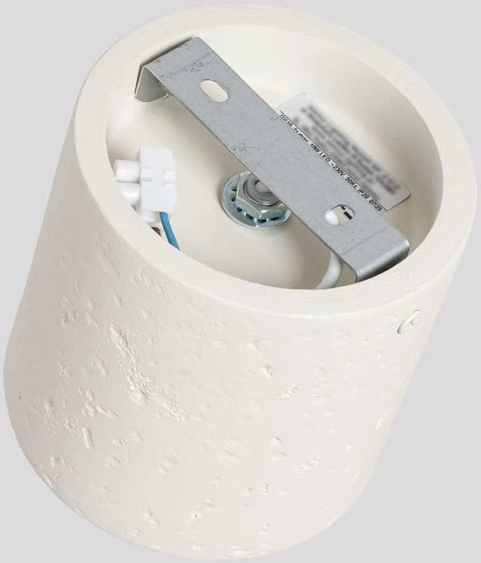Sollux Lighting Persų „Indigo Orbis“ betoninis sieninis šviestuvas, smėlio spalvos, pramoninis, cilindrinis, GU10