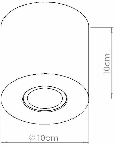 Sollux Lighting Persų „Indigo Orbis“ betoninis sieninis šviestuvas, alyvuogių žalios spalvos, pramoninis, 10 W, GU10