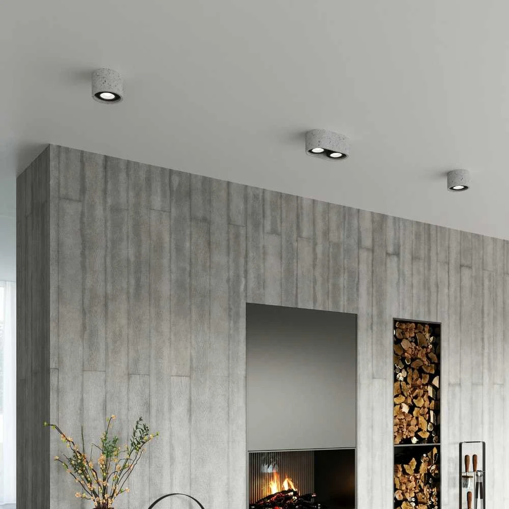 Sollux Lighting Lubinis šviestuvas BASIC 1 betonas