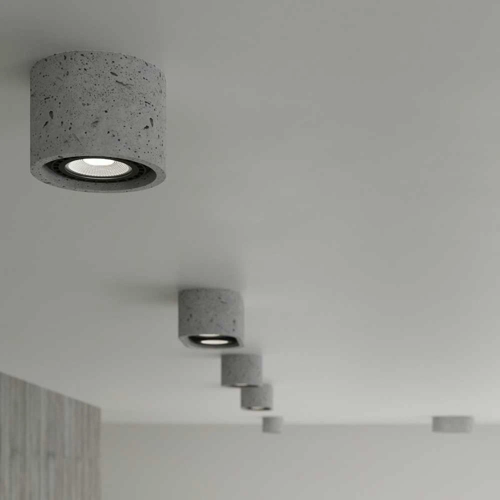 Sollux Lighting Lubinis šviestuvas BASIC 1 betonas