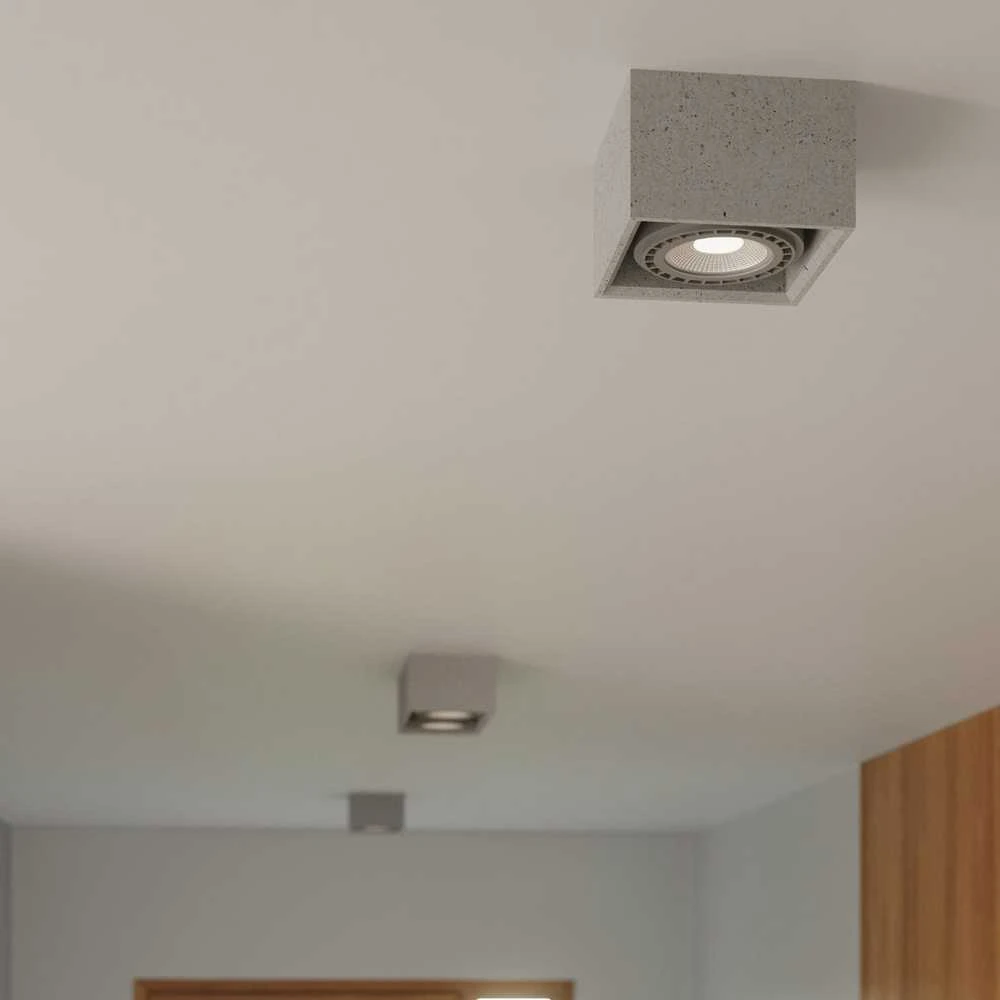 Sollux Lighting Lubinis šviestuvas QUATRO 2 concrete