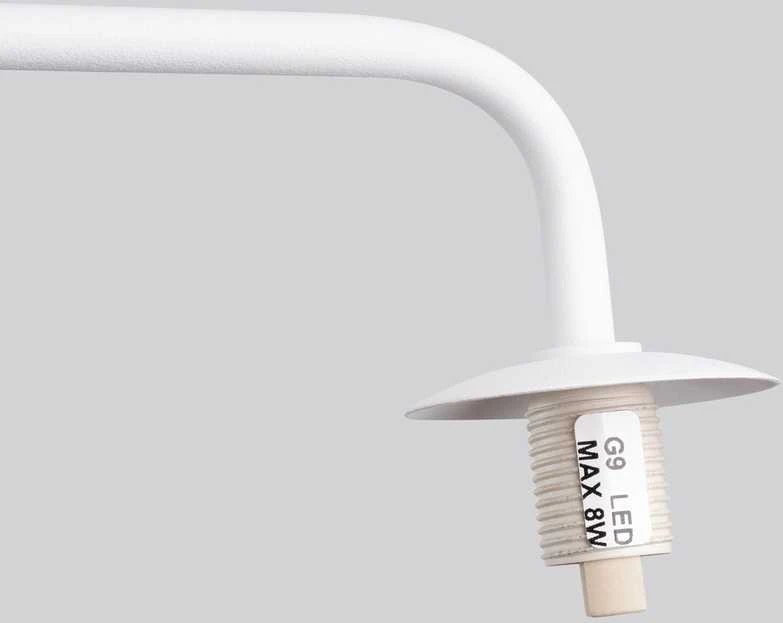 Sollux Lighting Sieninis šviestuvas ASTRAL 1 baltas