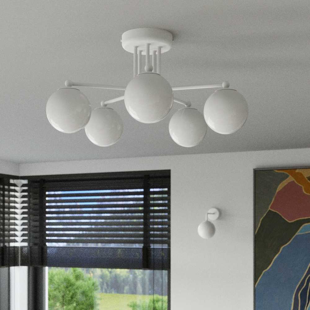 Lubinis šviestuvas Sollux Lighting Šviestuvas ASTRAL 3 baltas
