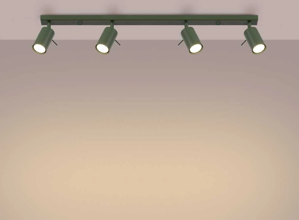 Sollux Lighting Lubinis šviestuvas RING 4L alyvuogių žalios spalvos
