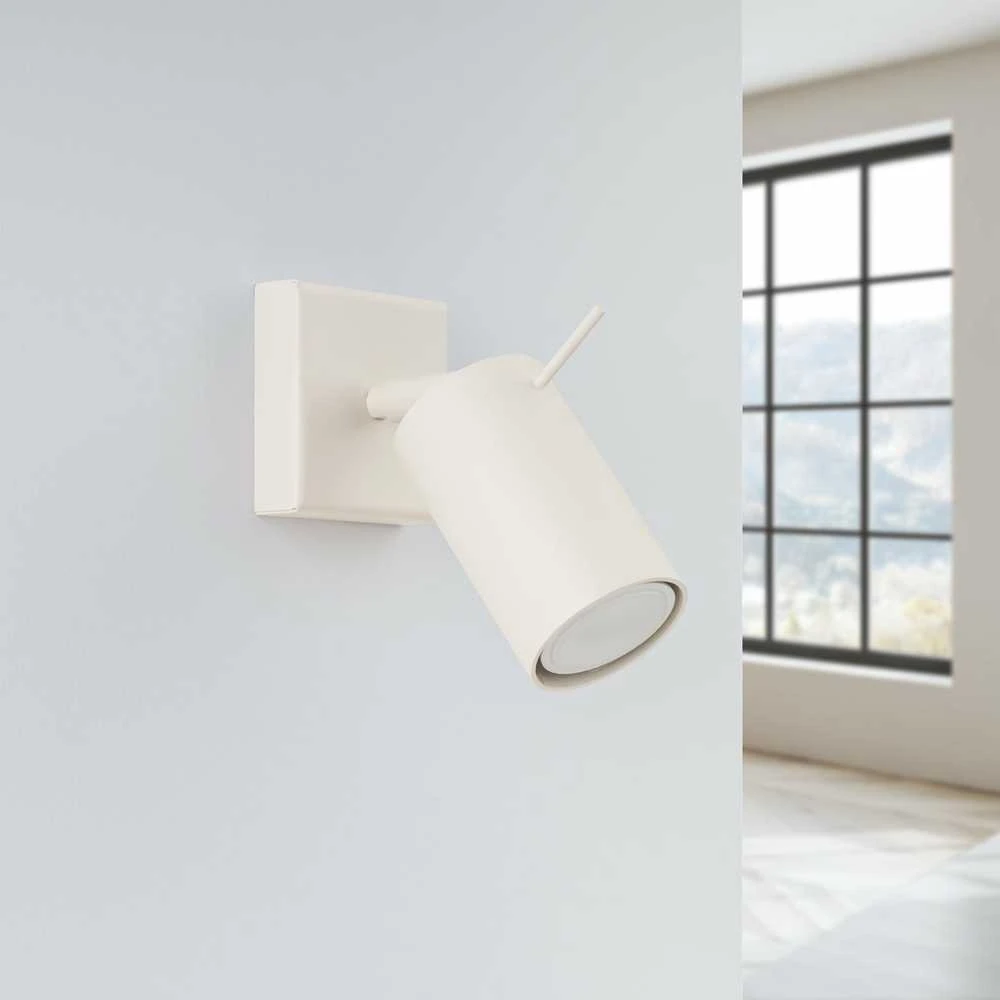 Sollux Lighting Sieninis šviestuvas RING beige