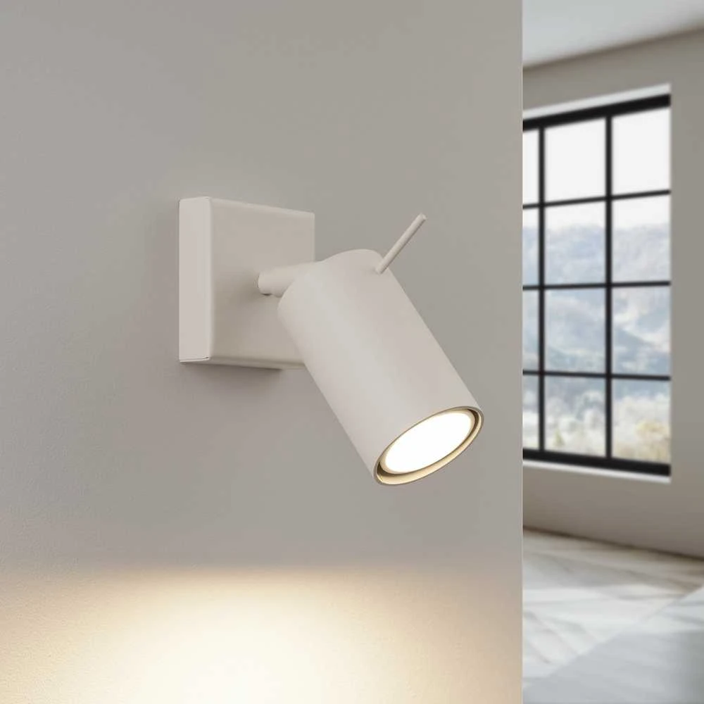 Sollux Lighting Sieninis šviestuvas RING beige