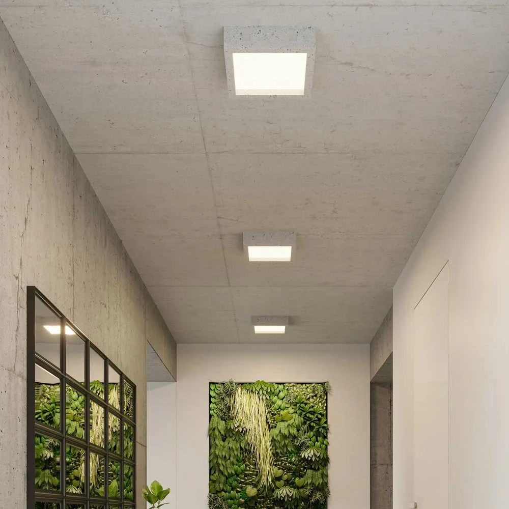 Sollux Lighting Lubinis šviestuvas RIZA concrete