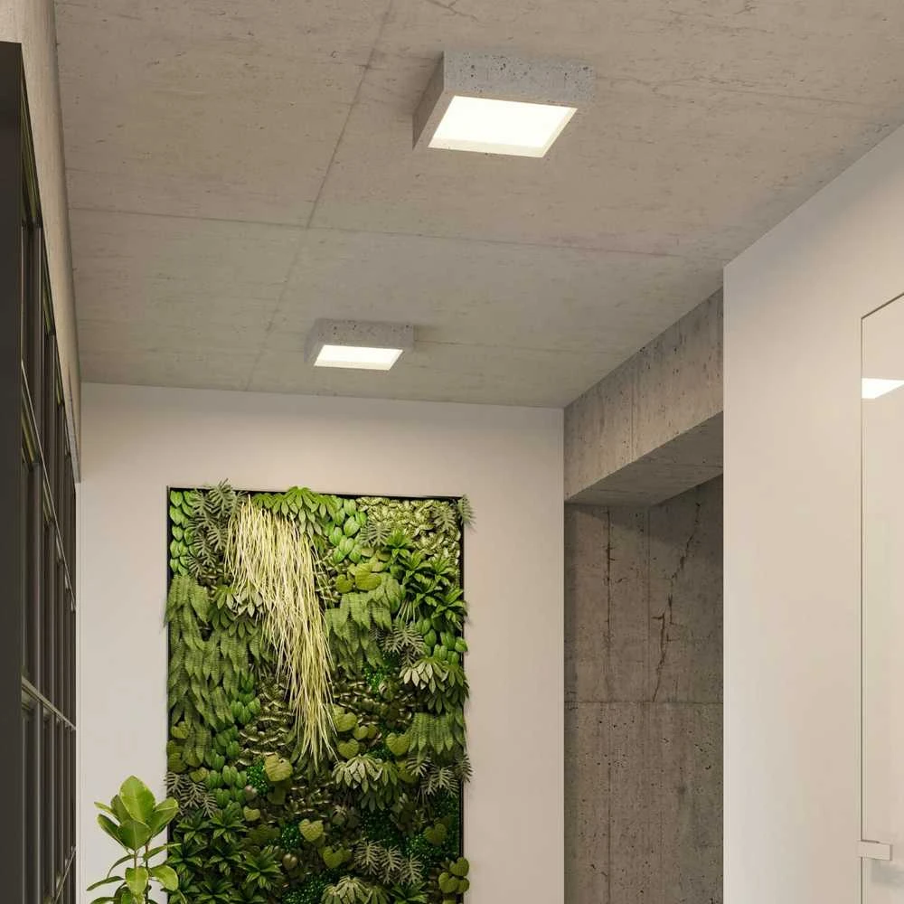 Sollux Lighting Lubinis šviestuvas RIZA concrete
