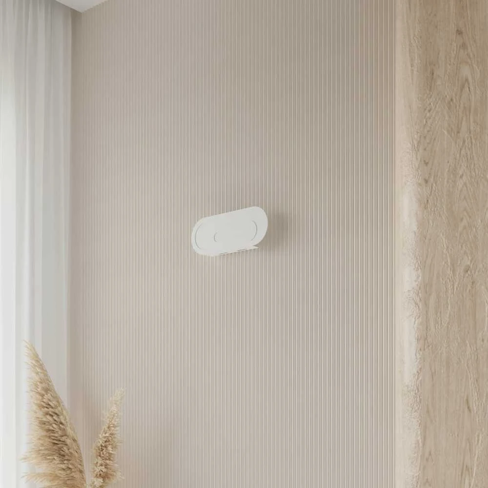 Sollux Lighting Sieninis šviestuvas SACCON baltas