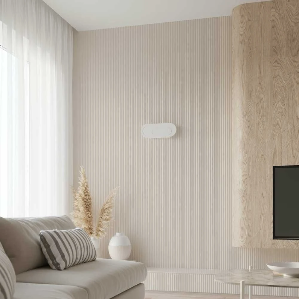 Sollux Lighting Sieninis šviestuvas SACCON baltas