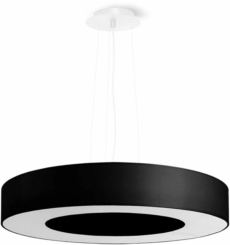 Pakabinamas šviestuvas Sollux Lighting Šviestuvas SATURNO SLIM 50 juodas
