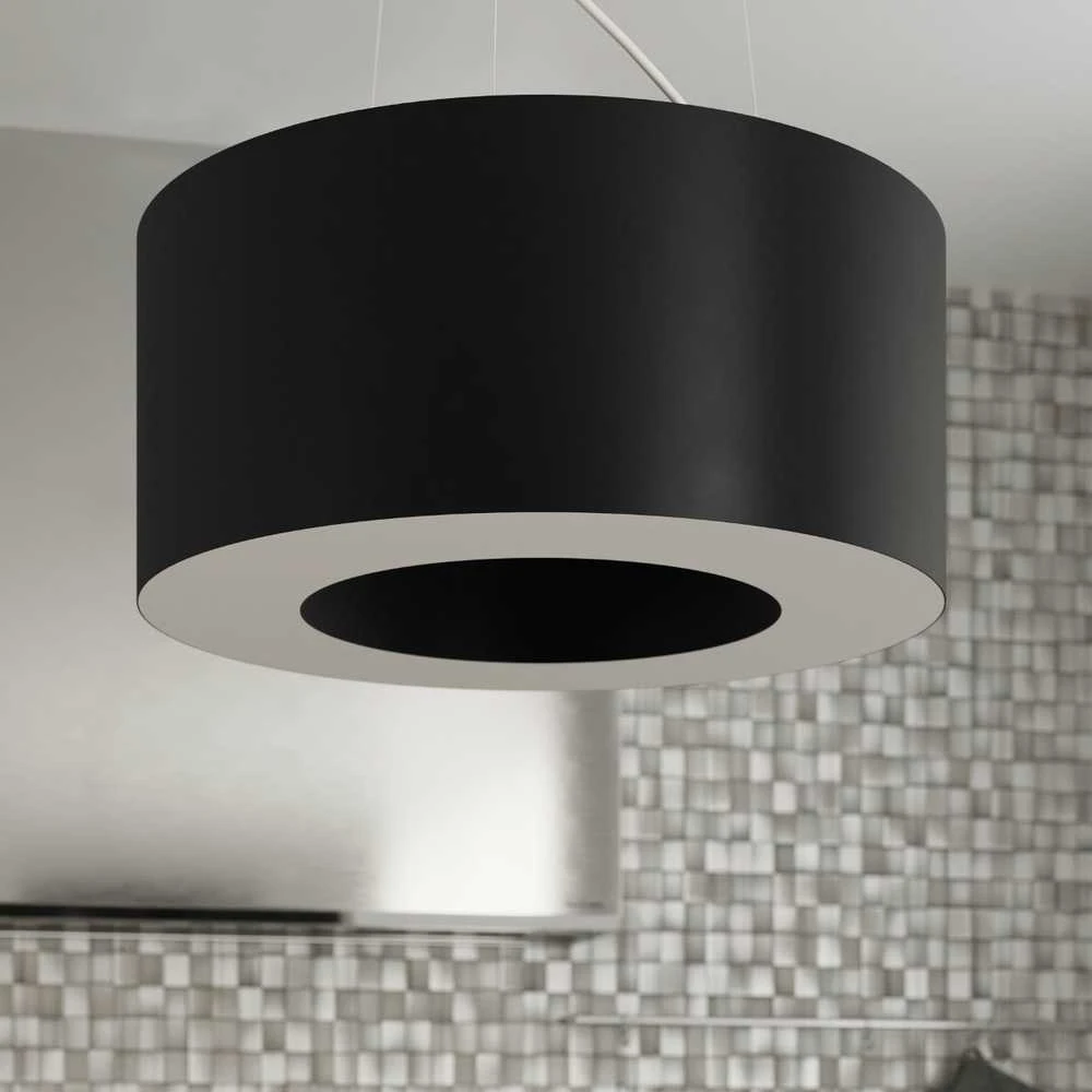 Pakabinamas šviestuvas Sollux Lighting Šviestuvas SATURNO SLIM 70 juodas